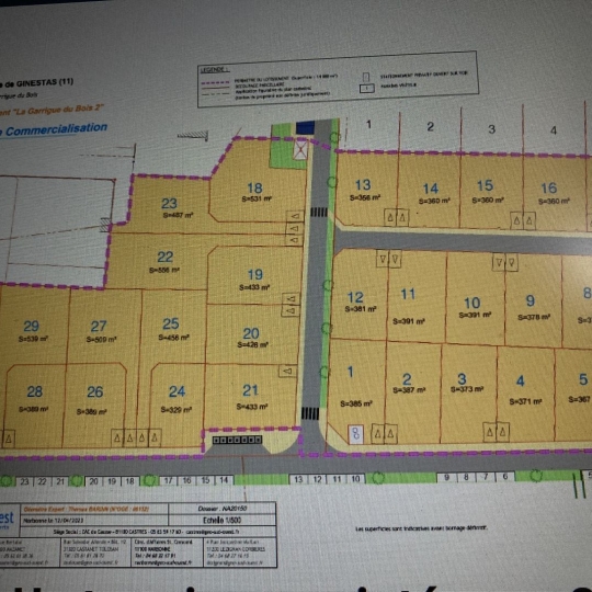  Annonces NARBONNE : Terrain | GINESTAS (11120) | 135 m2 | 88 000 &euro; 